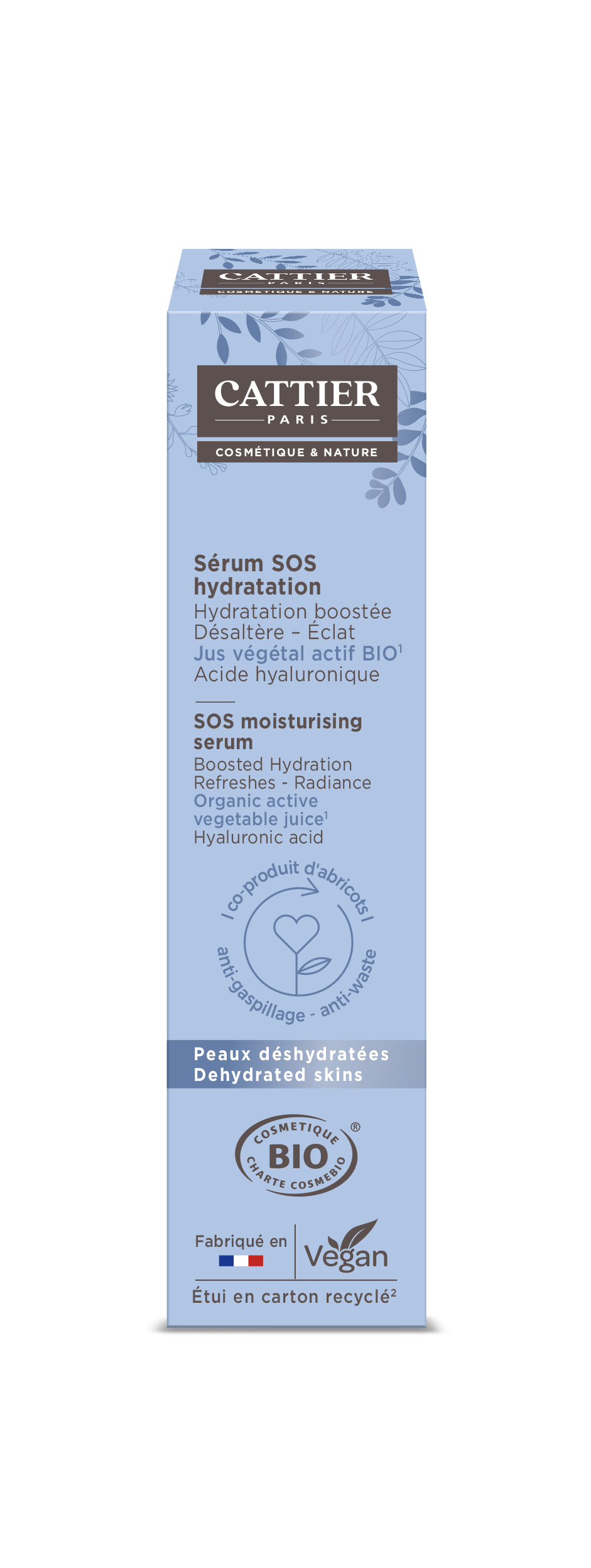 Cattier SOS hydraterend serum bio 30ml